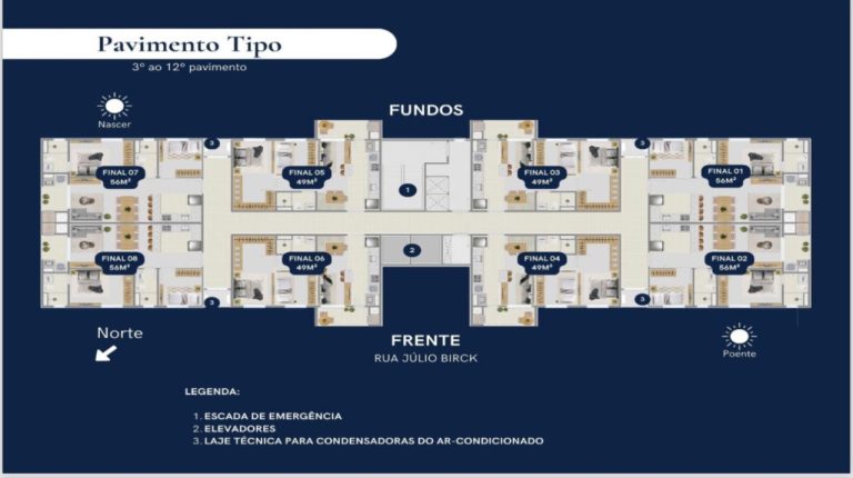 APARTAMENTO NOVO COM 2 DORMITÓRIOS, UMA VAGA DE GARAGEM NO VILA NOVA